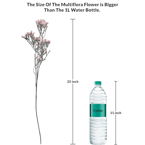 Image of Art Street Babys Breath Pink Flower Artificial Gypsophila Bouquets Flowers| Faux Flowers for Vases| Decoration Items for Living Room, (Pack of 1)