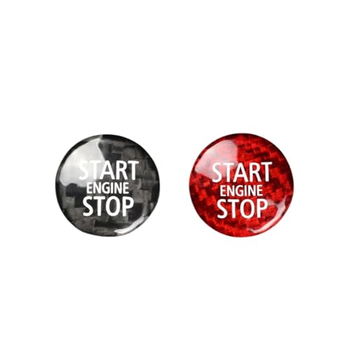 Couvercle bouton démarrage voiture usé : solution adhésive rouge Mini R56