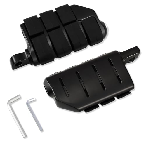 Repose-pieds de moto 10 mm noir pour Harley Touring Road King Street Glide et Softail