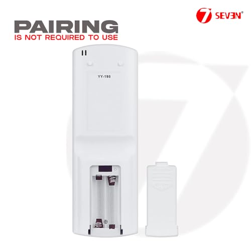 Image of 7SEVEN Compatible with Blue Star AC Remote Control Model 198 Suitable for 1 1.5 2 Ton Split & Window Air Conditioner - Match Key by Key Exactly with existing Bluestar AC Remote Function