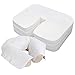 RNGWAPER 100PCS Coussin Jetable pour I'appui-tête de la Table de Massage,Serviettes de massage jetables pour table de massage jetables,Protège-têtière en papier jetable 36cm x 27cm