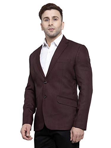 Image of WINTAGE Men's Polyester Cotton Festive and Casual Blazer Coat Jacket