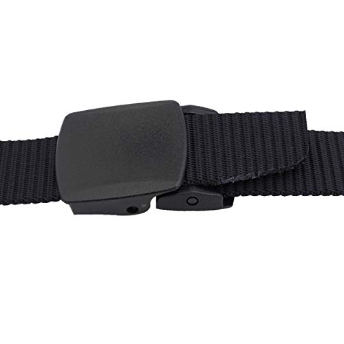 moonsix Nylon Belts for Women Men,1.2" Width Tactical Military Style Outdoor Belt Plastic Buckle2