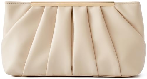 Clutch Purse Dressy Pleated Formal Evening Bag Simple Classy Handbag for Women2
