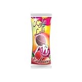50 x Erdbeer Lolli mit Xylit - zuckerfreier Dauerlutscher | 50 Stk x 6g einzeln verpackt | 300g je Verpackung