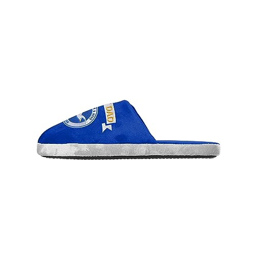 FOCO Officially Licensed Best Dad Football Mule Slippers (Brighton & Hove Albion FC) (8/9 UK)