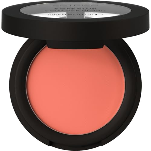 Image of Catrice Soft Blur Powder Blush, Matte Finish, Vegan (020 | Coral Cloud) | Lightweight Buildable Natural Color, Easily Blendable, Cruelty Free, Fragrance Free, Paraben Free, 0.17 oz