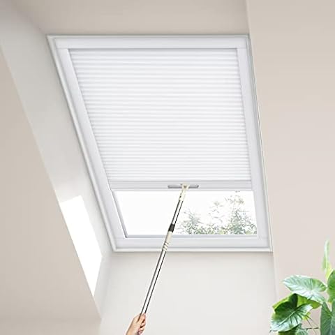 Moonice Honeycomb Skylight Blinds for Windows Cover