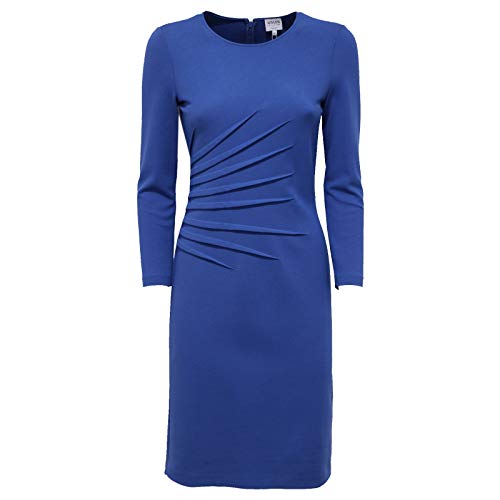  7665AB Abito Donna Armani Collezioni Vestito Blue Dress Women [40]