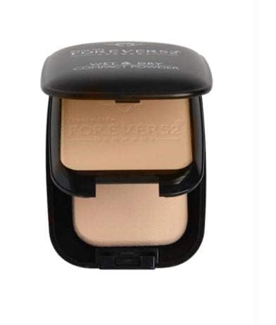 Daily Life Dual Wet and Dry Compact With Sponge and Mirror (12g, Beige) - (006)