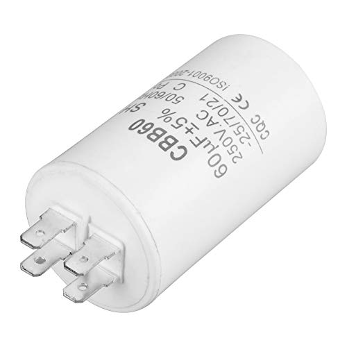 CBB60 Capacitor 250VAC 60uF - Condensador de Funcionamiento Motor Run Start Condensador...