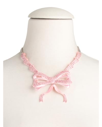 Betsey Johnson Bow Statement Necklace2