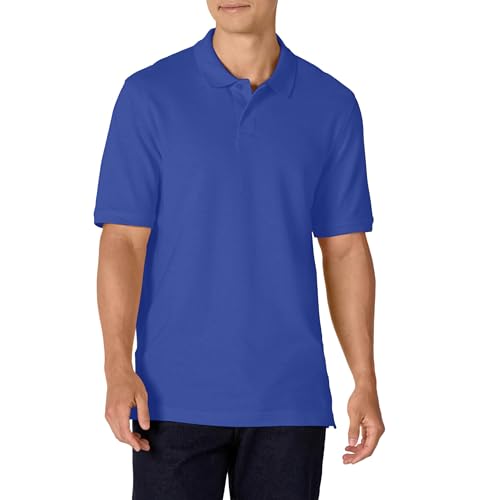 Image of Amazon Essentials Men's Regular-Fit Short Sleeve Cotton Pique Polo Shirt (Available in Big & Tall)