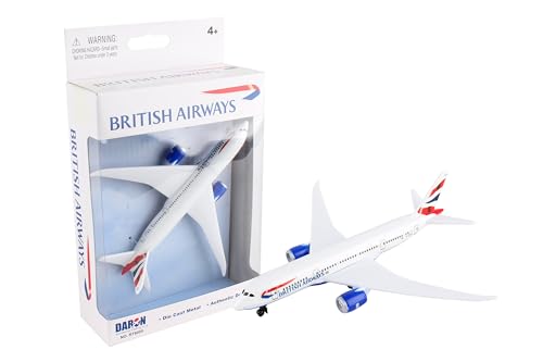 Daron Toy Airplane – British Airways – Die-Cast Metal Model Airplane Toy with Plastic Parts for Kids Ages 3+ by Daron - Used condition - US$10.61