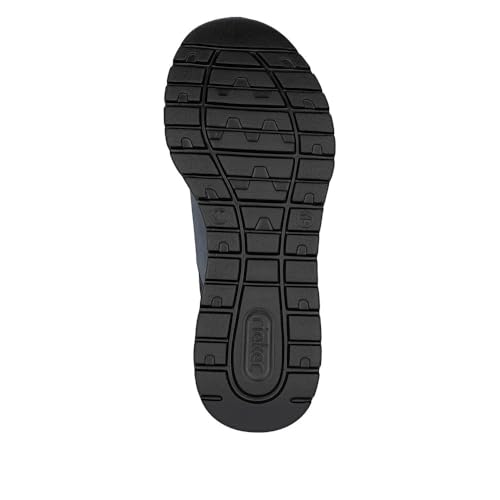 Rieker Damen Low-Top Sneaker M6065, Frauen Halbschuhe,Freizeitschuhe,Turnschuhe,Laufschuhe,straßenschuhe,Strassenschuhe,blau (12),39 EU / 6 UK