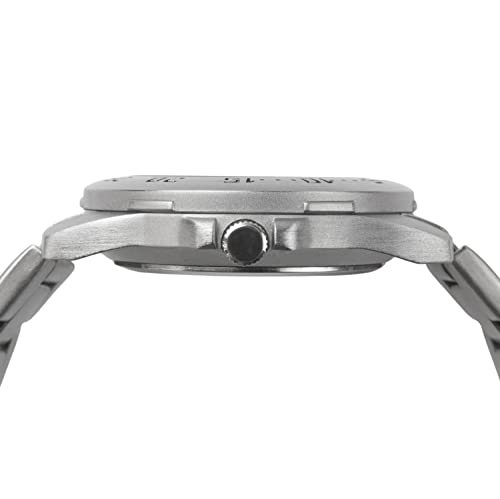 SunTime-Mens-Utah-Utes-Sport-Watch-20mm-Stainless-Steel-Strap-Reflective-Shiny-Dial-with-Date