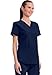 CHEROKEE Workwear Professionals Women Scrubs Top V-Neck WW665, XL, Navy