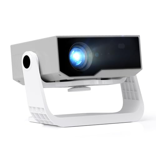 ZDK Neuer Beamer 2024 Full HD 1080P,4K-Unterstützung 5G WiFi projektor mit 20000 Lumen für Heimkino kompatibel mit Smartphones/TV-Stick/PS5 /Switch,Grau
