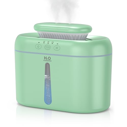 HZD 2L Quiet Humidifier for Bedroom (Green)