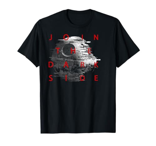 T-shirt Star Wars Death Star noir et rouge idéal pour soirée ciné