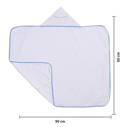 Papi Textil Toalha De Banho Felpuda Mami Clássicos Forrada C/Capuz Bordado 90Cm X 80Cm Contem 01 Un