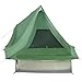 vidaXL Spacious Green Camping Tipi Tent for 6 People | Waterproof, Breathable, Flame Retardant Design – Ideal Summer Outdoor Family Gear 183.5 x 122.0 x 94.5 in