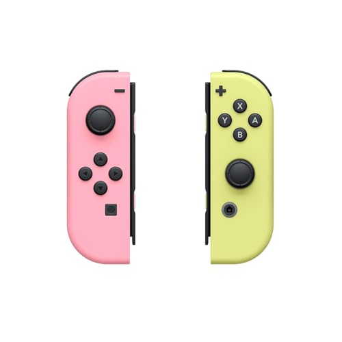 Image of KingBoo Joy-Con Controller Compatible for Nintendo Switch (Pastel Pink /Pastel Yellow)
