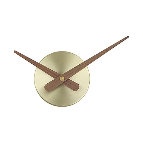 Timelike 3D Clock Hands, DIY Large Wall Clock Hands Needles Quartz Clock Mechanism for Home Art Decor Accessories (Gold-8.5CM) Cover