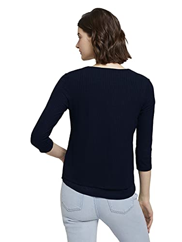 TOM TAILOR Denim le signore Maglia con struttura a...