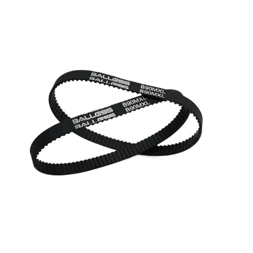Courroie synchrone MXL anti-décalage mécanique dents trapézoïdales boucle fermée 15mm