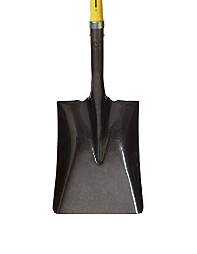 Nupla SP14L-E #2 Ergo Power Square Point Shovel, Hollow Back Heavy Gauge Blade, Ergo Grip, 14 Gauge, 48