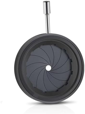 Adjustable Microscope Aperture Diaphragm - 1mm to 20mm Diameter, M4 Mount, Ideal for Camera Optical Instruments & Microscope Slides (Lris)