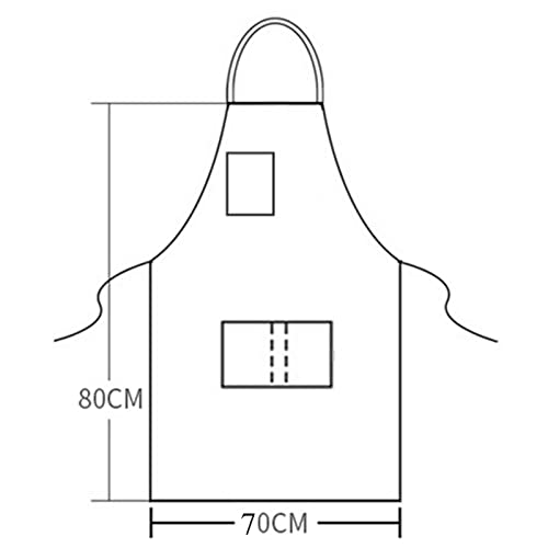 Grembiuli da lavoro da uomo con tasche Grembiule da cuoco Grembiule da negozio di jeans Grembiuli da uomo senza maniche per barbecue Bartender