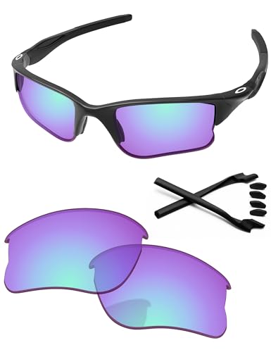 Image of Replacement Lenses & Rubber Kits for Oakley Half Jacket 2.0 XL OO9154 62mm - Precise Fit, UV Block, Impact Resistant