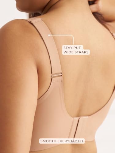 Image of Everyday Comfort Jelly Bra | Wire-Free Jelly Soft Technology with Side Silicone Fillers | Lightly Padded, Seamless Design with Wide Straps & Removable Pads | Breathable Everyday Bra for Women |