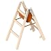 Produktbild Layher 1038203 1038 Holzstehleiter, braun, 2x3 Sprossen