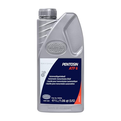 Pentosin 1058106 ATF 6 Long-Life Fully Synthetic Automatic Transmission Fluid for Select Aston Martin, Audi, Bentley, Jaguar, Land Rover, Maserati, Rolls Royce, 1 Liter Bottle, Pack of 1