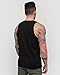 INTO THE AM Final Rest Graphic Tank Tops for Men - Premium Summer Sleeveless Beach Fashion Men's Tank Tops (Black, X-Large)