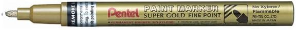 Miniatura 2 de Pentel Marcador de pintura msp10-x Marcadores de pintura, dorado (dorado)