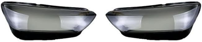 Car Head light Lens Cover Compatible For Audi Q5 Q5L 2021 2022 2023 Transparent Head light Cover Head lamp Shell Clear Lens Replace Original Lampshade(Left) (A Pair)