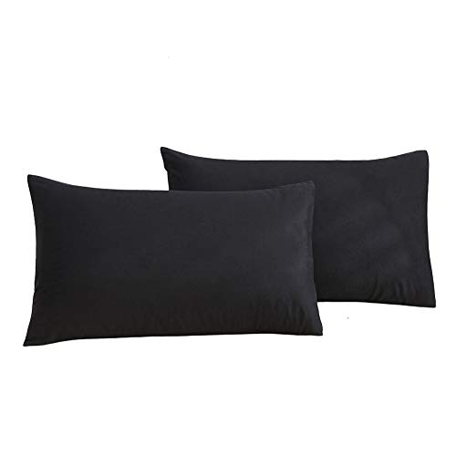 CANDeal Taie d'oreiller 48x74cm [Lot de 2] Taies d'Oreillers en 100% Coton Super Doux Confortable Cover