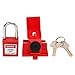 EVTSCAN Circuit Breaker Lockout Device Clamp On Safety Lock Padlock Set Kit for Power Automobile