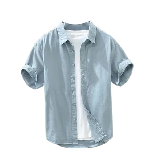 Chemise homme brodée au style de rue décontracté chic