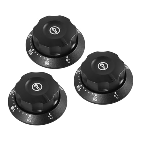 Hemobllo 3 piezas Protector para Perillas de Termostato de Cocina de Cubiertas Resistentes para Estufa Horno Calentador y Freidora Diseño Multifuncional y Fácil de Limpiar Accesorios para