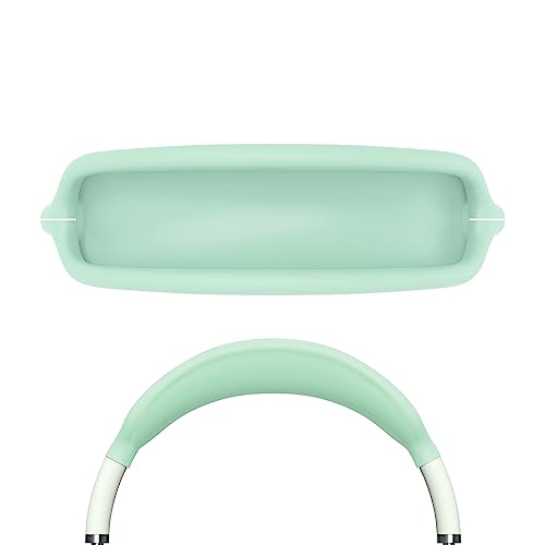 Geekria Silicone Headband Cover Compatible with AirPods Max Headphones, Replacement Repair Part, Sweat Cover, Easy DIY Installation (Fluorescent Green)