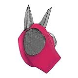 THE STYLE SUTRA® Horse Fly Mask Protective Net Hood Horses Mask with Ears Cover Rosy | Sporting Goods | Outdoor Sports | Equestrian | Horse Wear | Fly Masks