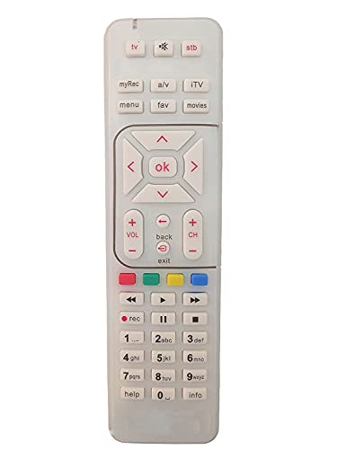 Image of LipiWorld Unbreakable DTH HD Digital TV AIRTEL Set TOP Box Remote Control with Recording Feature Compatible for AIRTEL DTH Remote