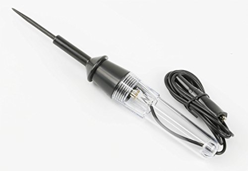 6, 12, 24-Volt Glowing Circuit Tester with Stainless Steel Probe - Standard-duty