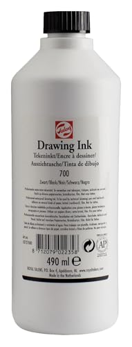 Talens Royal North America Drawing Ink Black, One Size