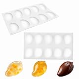 1 Stück Mango Silikonformen Backen 10-fach Simulation Frucht Backform Wiederverwendbare...